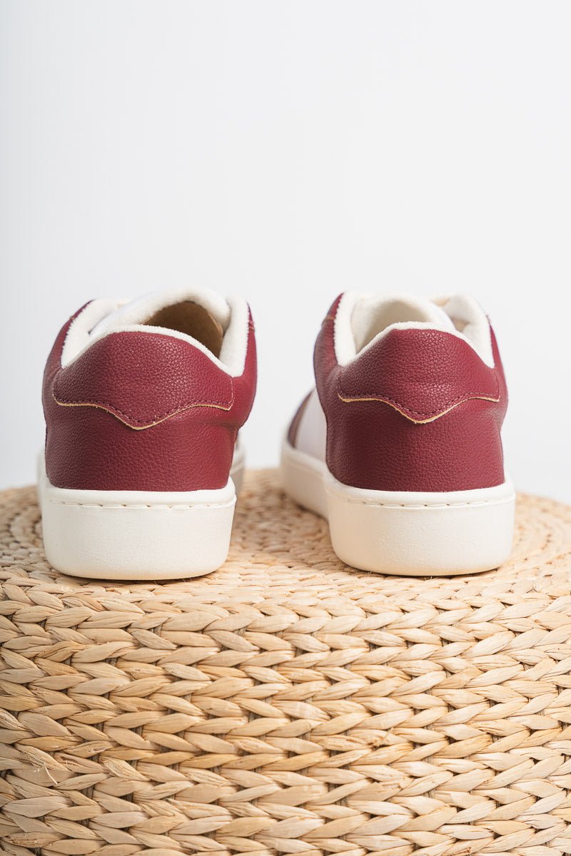 Gameday star sneakers burgundy