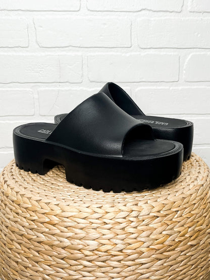 Oriya chunky sandal black