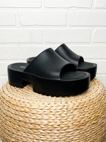 Oriya chunky sandal black