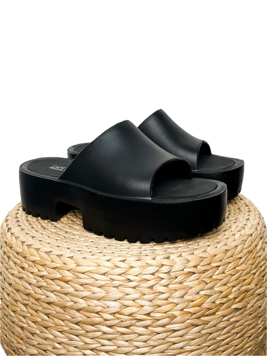 Oriya chunky sandal black