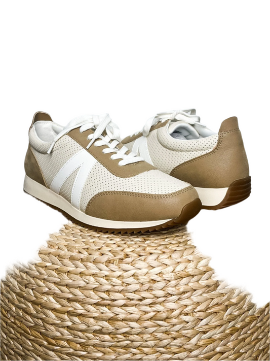 Kable perforated sneaker ivory