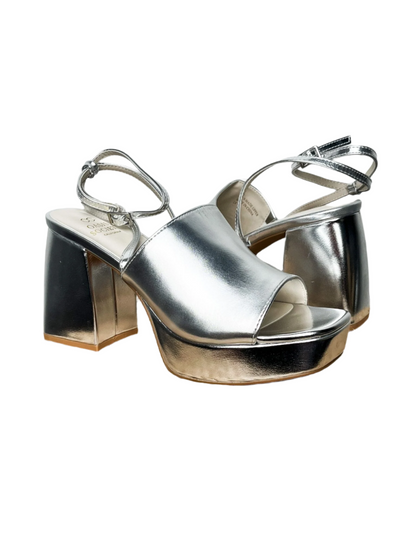 Annalise chunky platform sandal silver