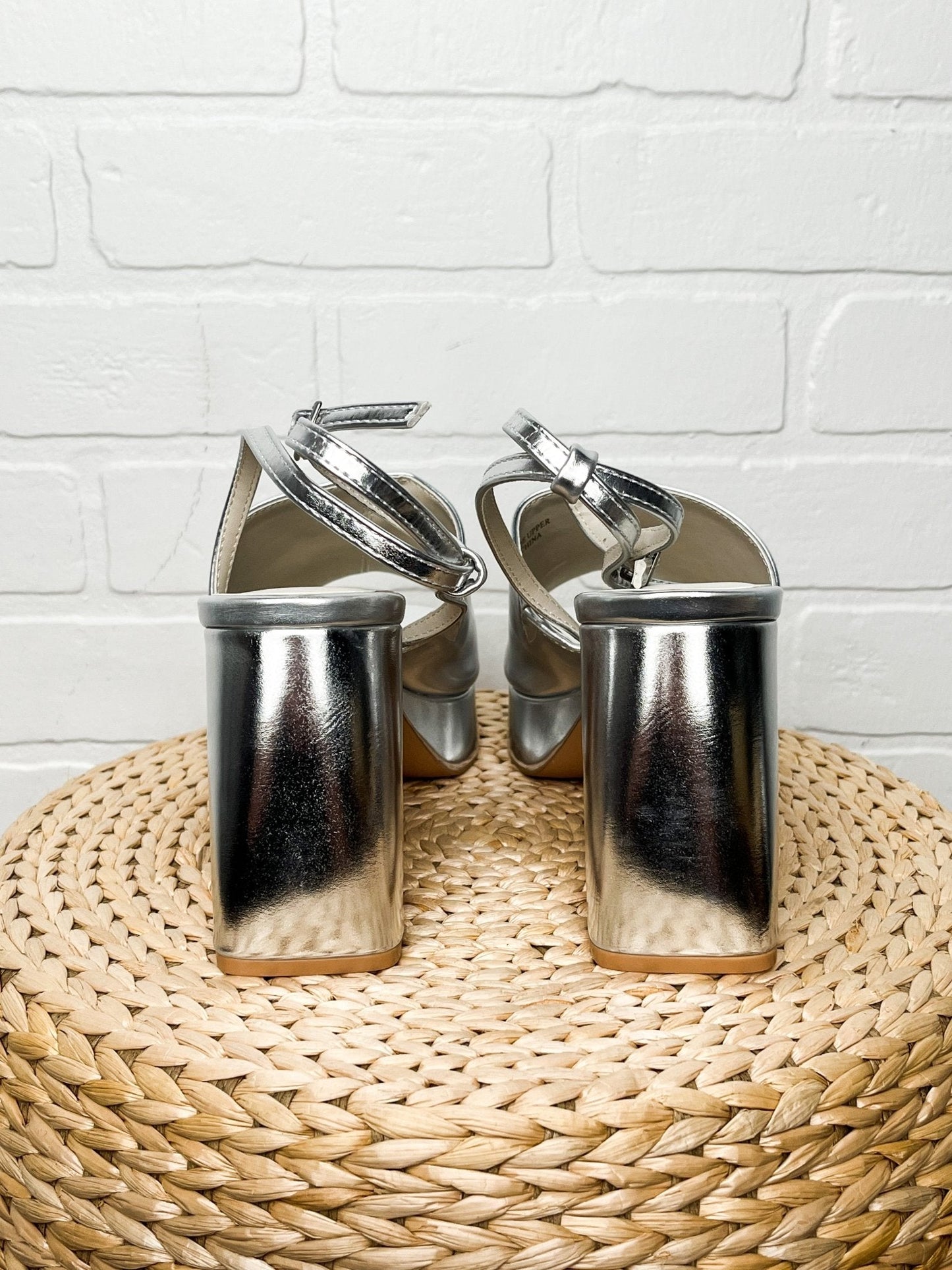 Annalise chunky platform sandal silver