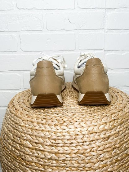 Kable perforated sneaker ivory